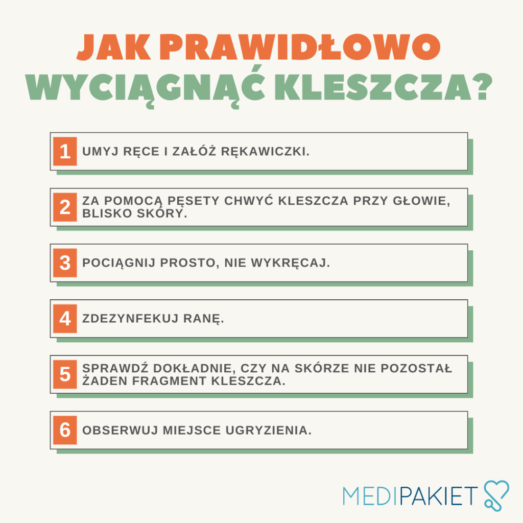 jak wyciągnąć kleszcza?