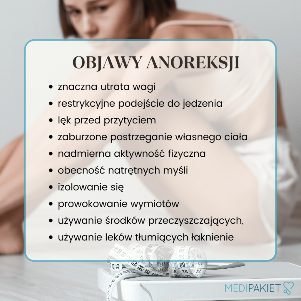 Anoreksja objawy